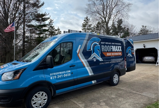 Northern Ohio Roof Restoration Truck